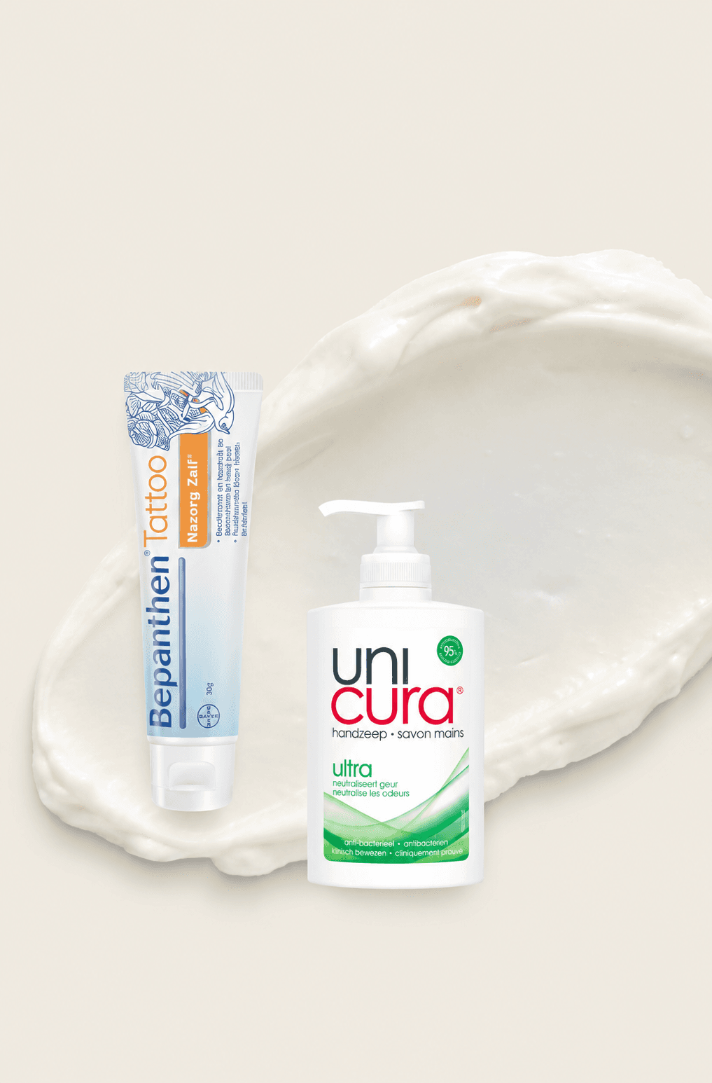 Uni Cura antibacterial soap — recommended for tattoo aftercare