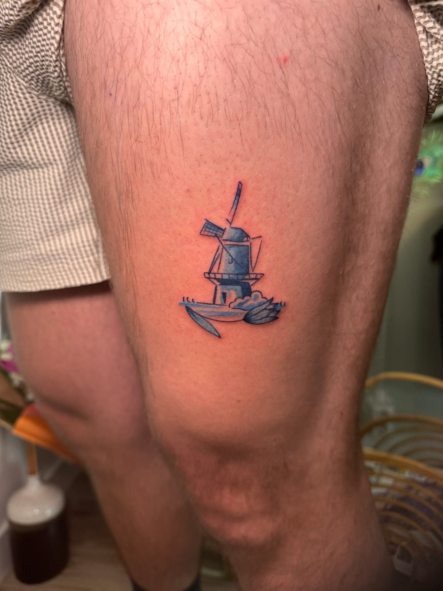 Delft Blue tattoo, dutch symbol